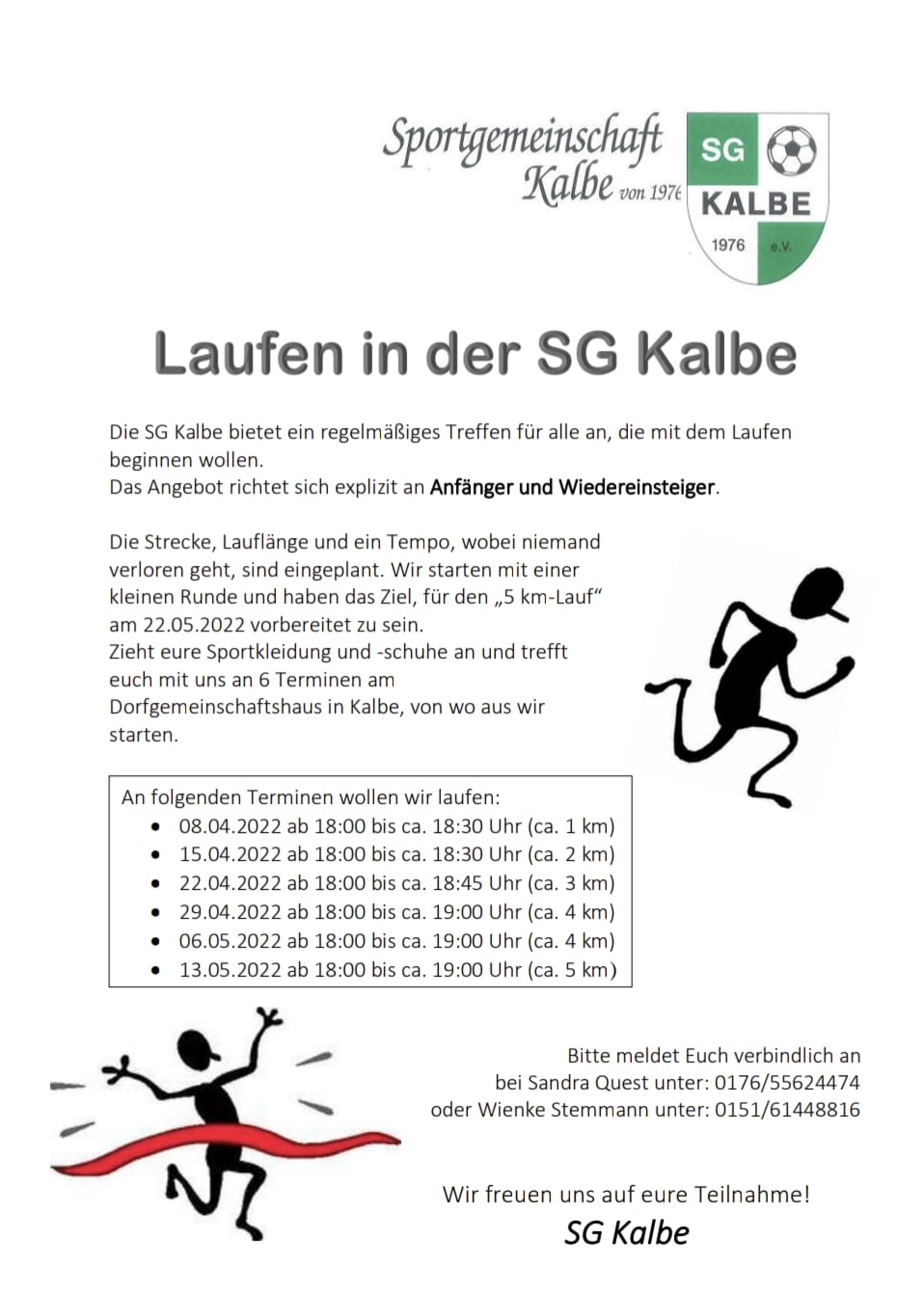 Laufen für Anfänger und Wiedereinsteiger