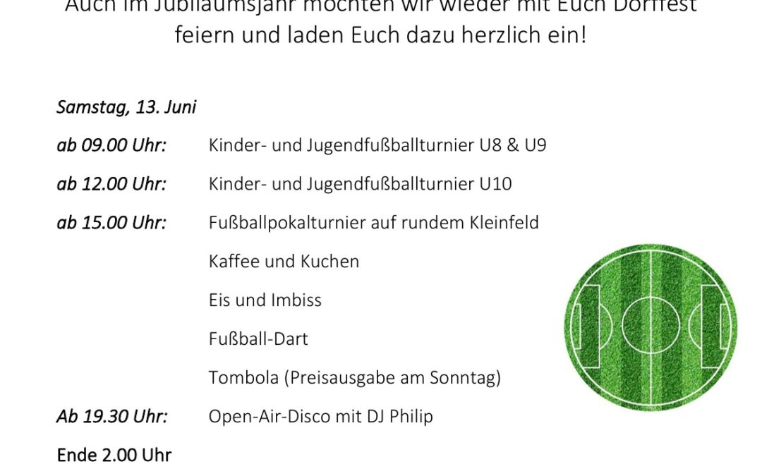 Dorffest 2026